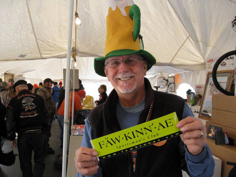 Fawkinnae fishing hunting beer drinking bumper sticker