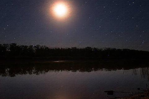 Moonlight in northern Minnesota