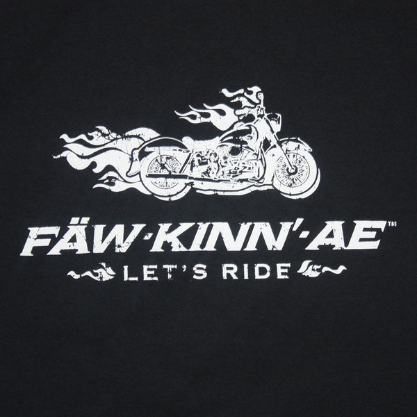Vintage mens biker tank - black, Fawkinnae