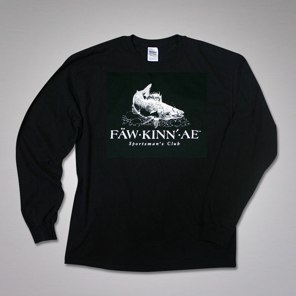 FAWKINNAE Men's Walleye Fishing Long-sleeved tee