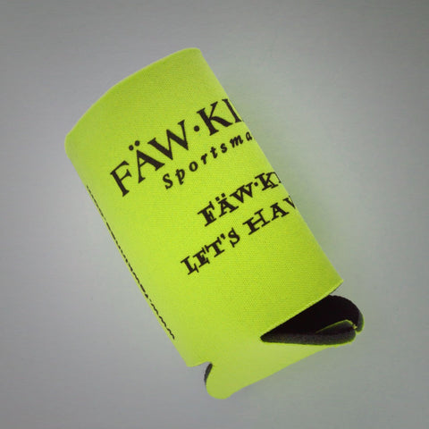 Neon green can koozie - Fawkinnae