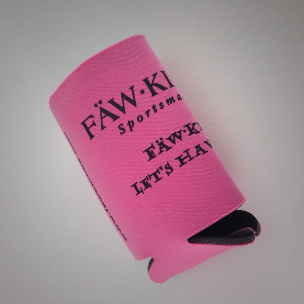 Neon pink can koozie - Fawkinnae